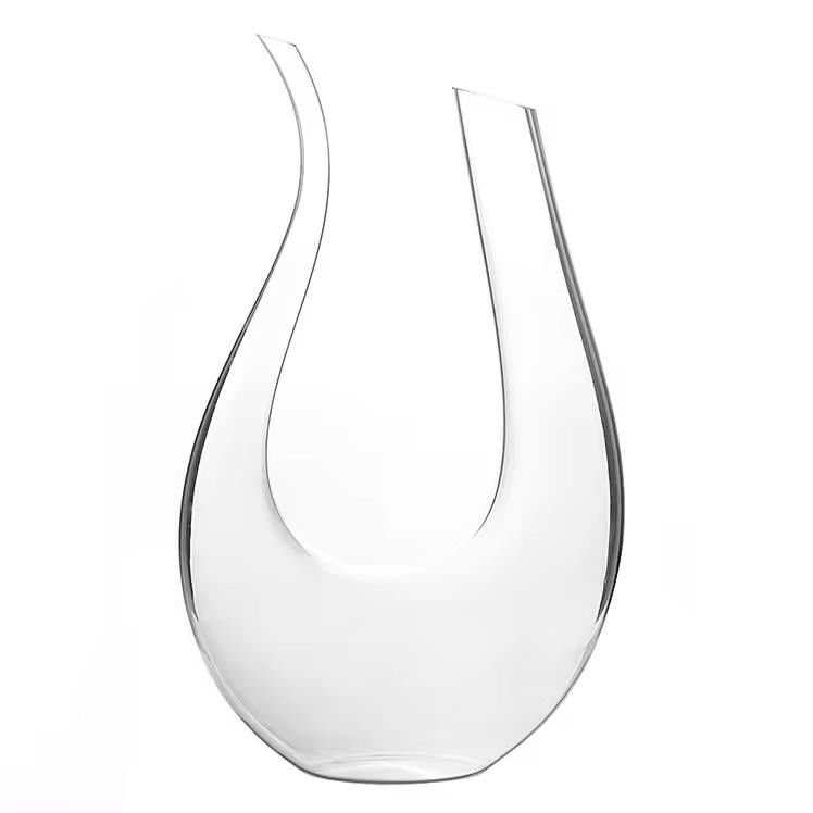 1.6 L Crystal Glass Red Wine Decanter Unique U Shape Wine Carafe Decanter