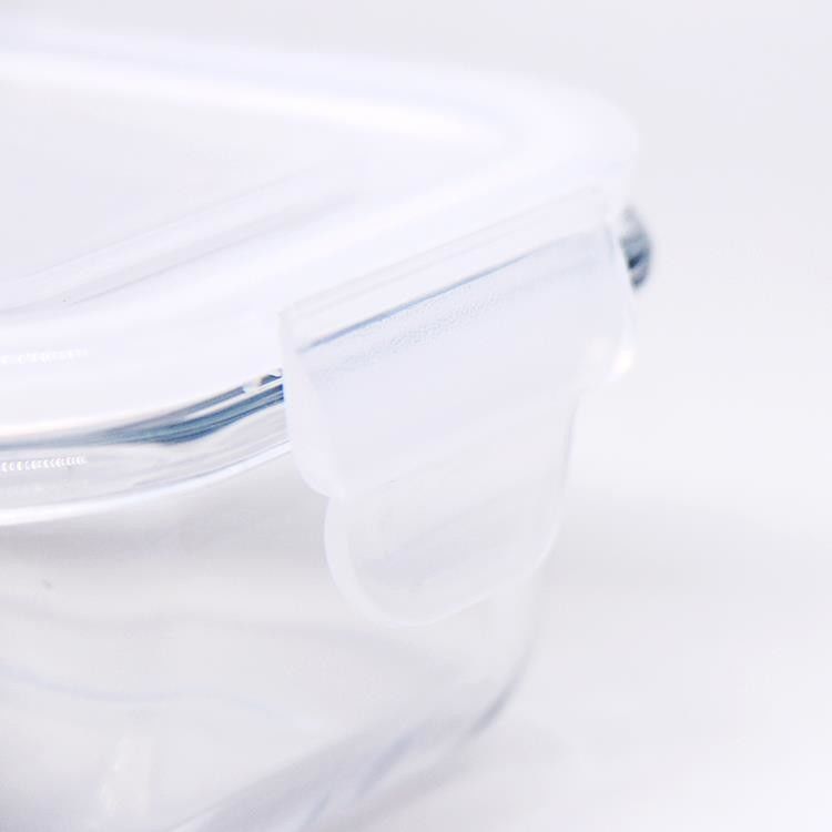 Cốc trái cây thủy tinh hộp ăn trưa hộp salad trái cây cốc lưu trữ thực phẩm lò vi sóng an toàn
