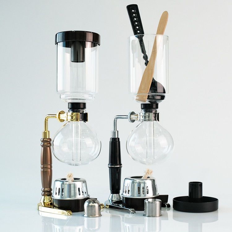 Siphon Pot Coffee Kettle Pot 3 Cups 5 Cups Coffee Maker Classic Glass Siphon Pot 3 Person Plug Pitcher Milk Jug