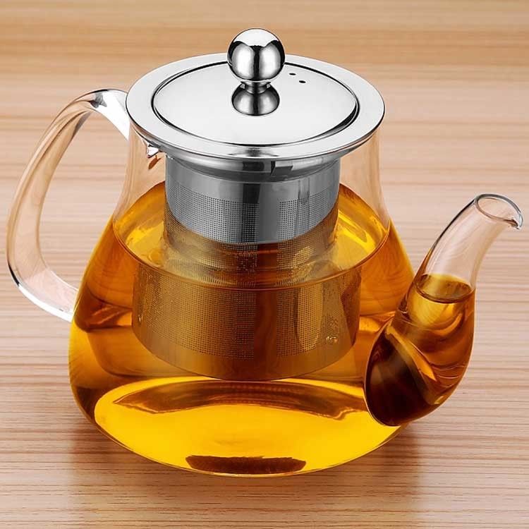 Bộ nồi trà và ấm thủy tinh tùy chỉnh với cốc cà phê chống nhiệt trà