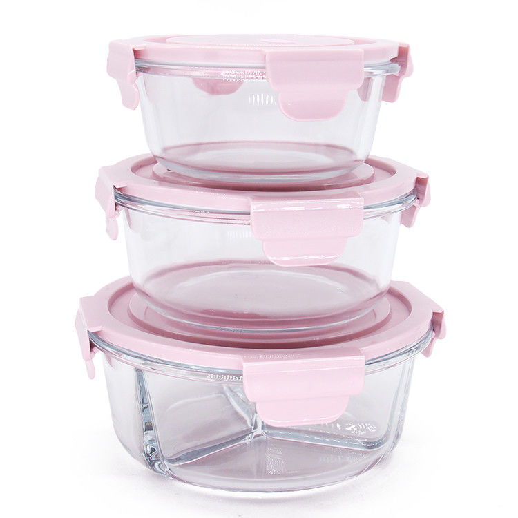 Cốc trái cây thủy tinh hộp ăn trưa hộp salad trái cây cốc lưu trữ thực phẩm lò vi sóng và máy rửa chén lò an toàn