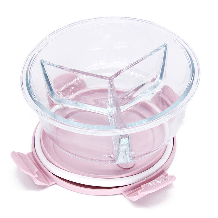 Cốc trái cây thủy tinh hộp ăn trưa hộp salad trái cây cốc lưu trữ thực phẩm lò vi sóng và máy rửa chén lò an toàn