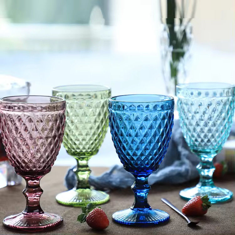Vintage Ribbed Highball Glass Glassware 8Oz Collins Glass