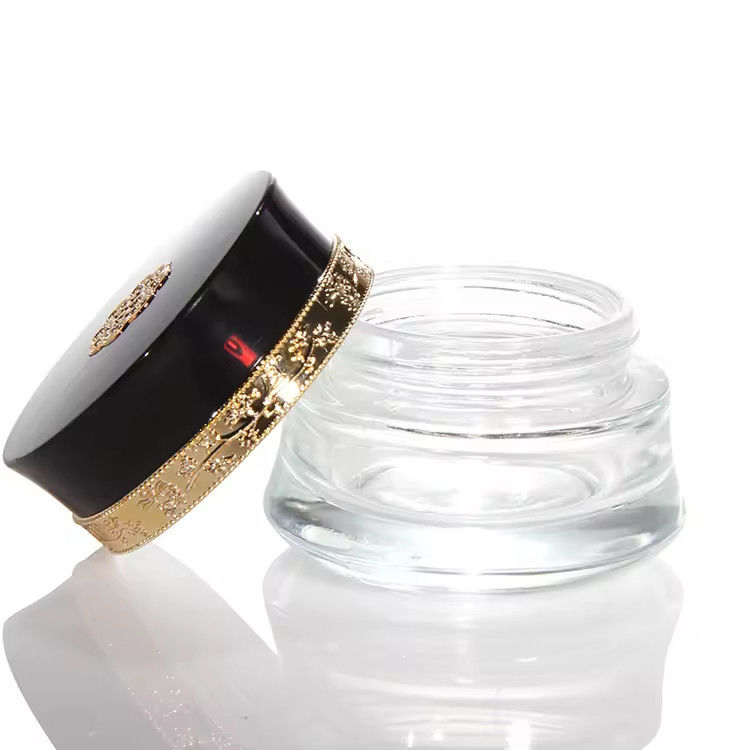 Ống kính 50ml và bao bì thủy tinh Vỏ thủy tinh đóng băng tròn chất lượng tùy chỉnh 5g 10g 15g