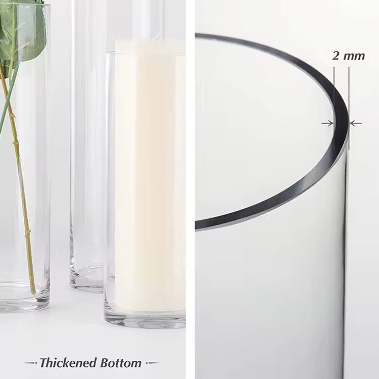 Phòng khách theo phong cách châu Âu Khách sạn Vase hoa thủy tinh Trang trí nhà Vase thủy tinh