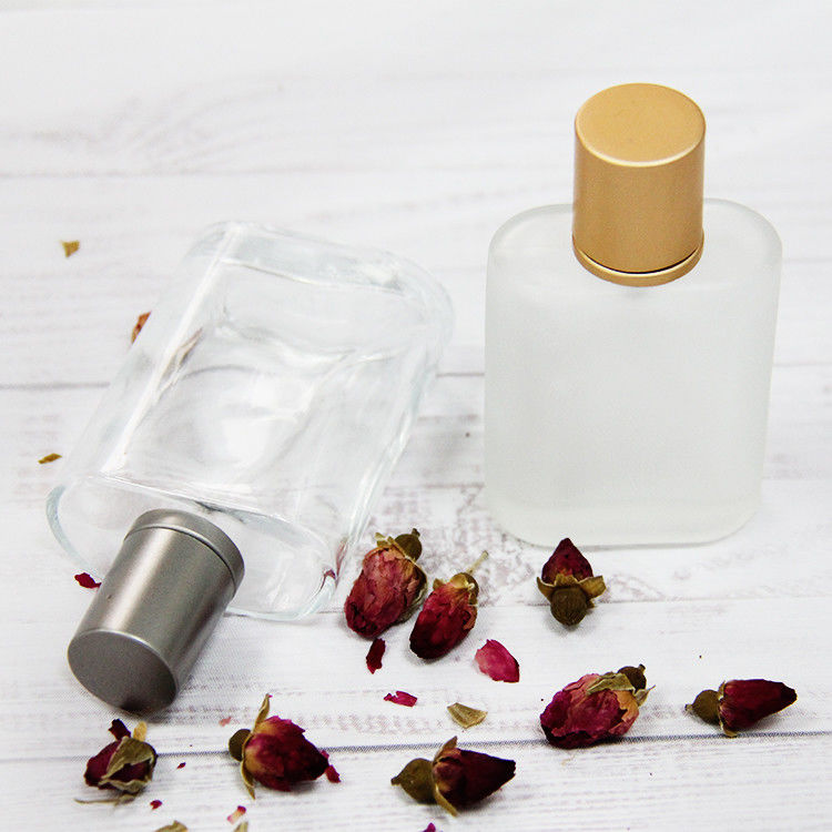 Thùng nước hoa hình vuông tùy chỉnh 30ml 50ml 100ml Thùng nước hoa màu sáng kính
