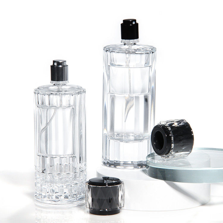 Nhãn hiệu tùy chỉnh Điệu sắc trang trí điêu khắc Rỗng chai thủy tinh 50ml chai nước hoa sang trọng