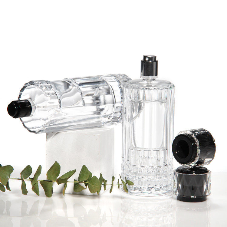 Nhãn hiệu tùy chỉnh Điệu sắc trang trí điêu khắc Rỗng chai thủy tinh 50ml chai nước hoa sang trọng