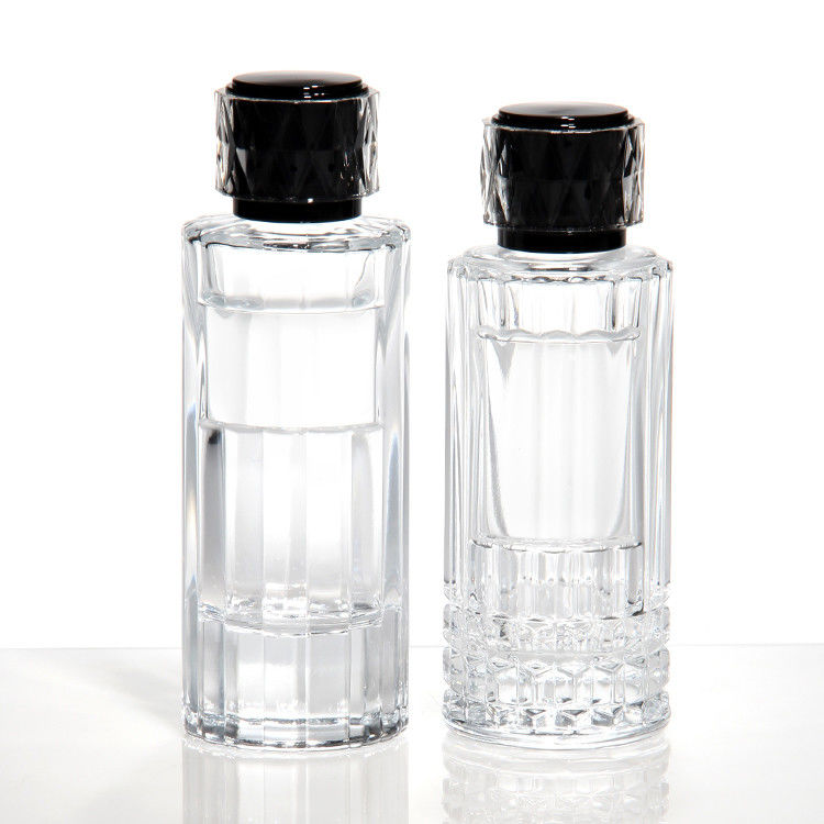 Nhãn hiệu tùy chỉnh Điệu sắc trang trí điêu khắc Rỗng chai thủy tinh 50ml chai nước hoa sang trọng