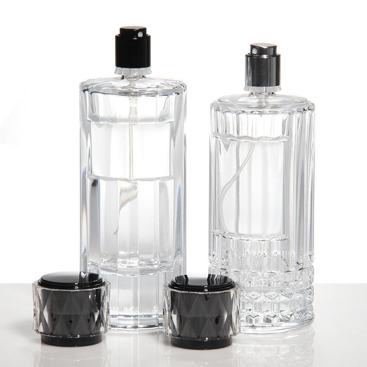 Nhãn hiệu tùy chỉnh Điệu sắc trang trí điêu khắc Rỗng chai thủy tinh 50ml chai nước hoa sang trọng