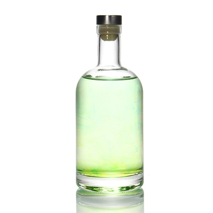 Nhà cung cấp chai thủy tinh 25oz chai cơ sở nặng cho Kombucha 750ml chai rượu vang Bordeaux kính rõ ràng