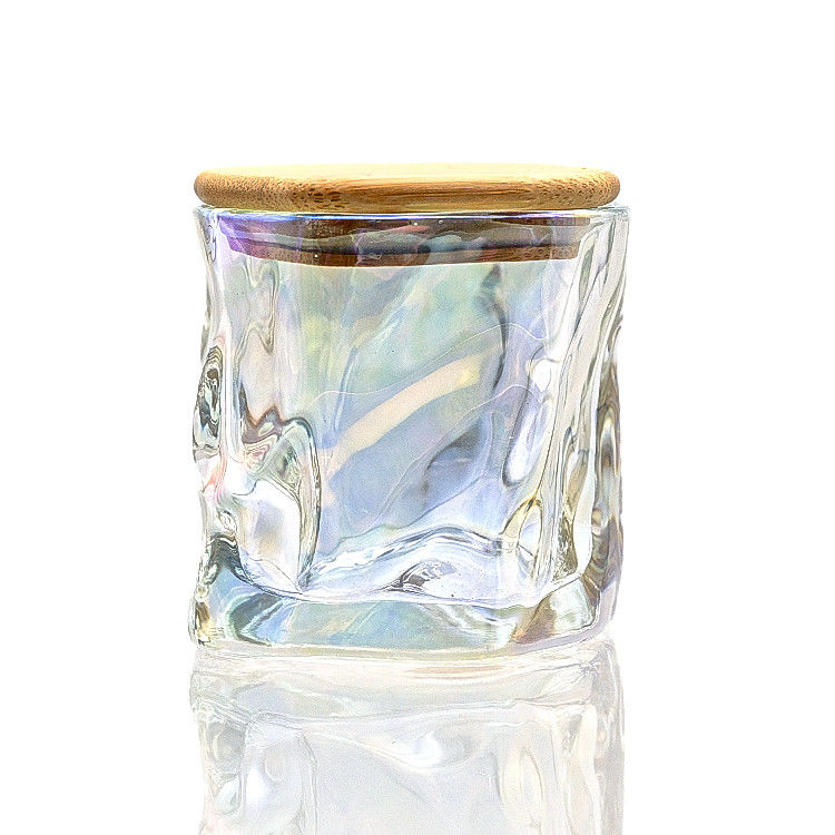 Chất lượng cao trang trí đám cưới thùng thủy tinh nến tay Borosilicate nến thủy tinh