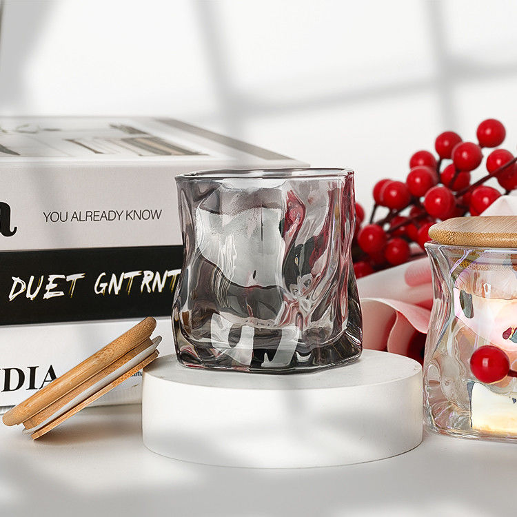Chất lượng cao trang trí đám cưới thùng thủy tinh nến tay Borosilicate nến thủy tinh