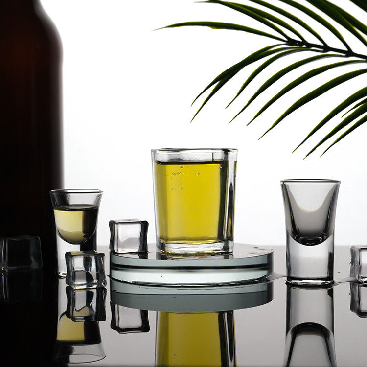 Thử nghiệm miễn phí sang trọng 30ml 40ml 70ml rõ ràng Mini Sublimation Shot Glass Tequila Shot Glass Espresso Shot Glass
