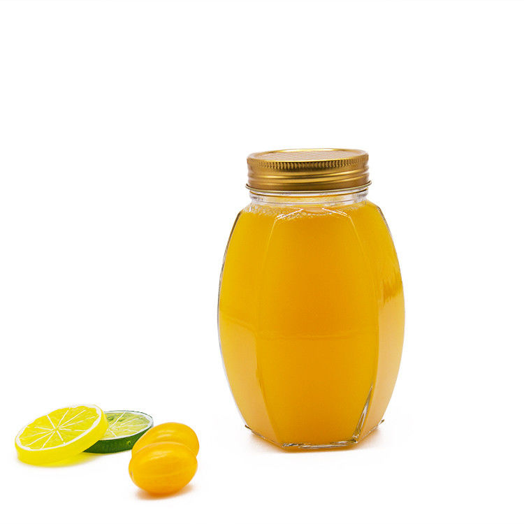 Quần thủy tinh mật ong kẹo chai thủy tinh kẹo bình lưu trữ thực phẩm bảo quản mật ong thủy tinh bình