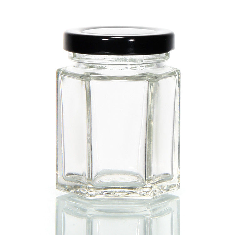 Chất lượng thực phẩm 220Ml 280Ml 380Ml 500Ml Vintage Quilted Tea Canister Glass Jar With Lug Cap