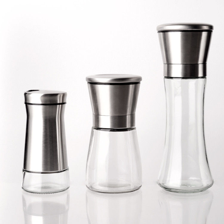 Nhà bếp rỗng 4oz 120ml Glass Spice Storage Container Glass Spice Jar With Lid