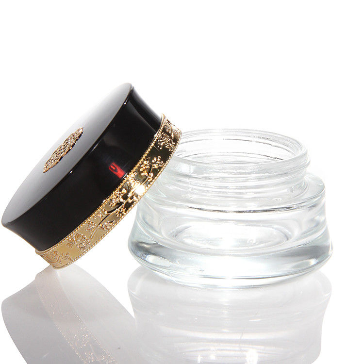 Ống kính 50ml và bao bì thủy tinh Vỏ thủy tinh đóng băng tròn chất lượng tùy chỉnh 5g 10g 15g