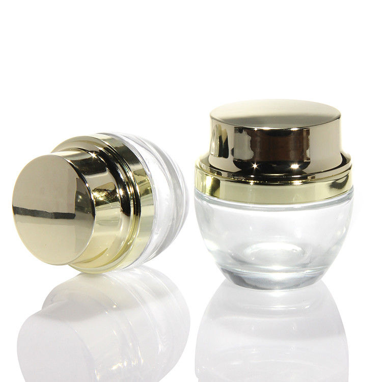 Thùng kính kem bán buôn 5Ml 10Ml 15Ml 20Ml 30Ml 50Ml mỹ phẩm Thùng kính kem tóc với nắp