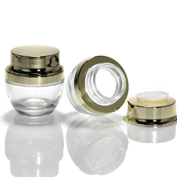 Thùng kính kem bán buôn 5Ml 10Ml 15Ml 20Ml 30Ml 50Ml mỹ phẩm Thùng kính kem tóc với nắp