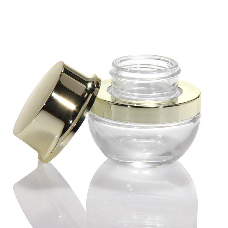 Thùng kính kem bán buôn 5Ml 10Ml 15Ml 20Ml 30Ml 50Ml mỹ phẩm Thùng kính kem tóc với nắp