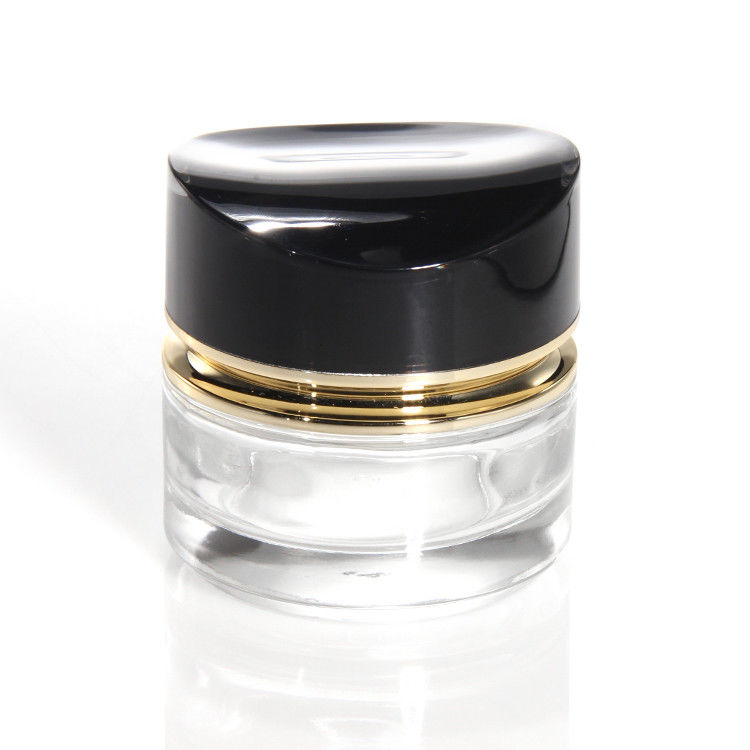 Thùng kem thủy tinh sang trọng 50g 30ml Thùng kem thủy tinh không có da Thùng mỹ phẩm Thùng có nắp