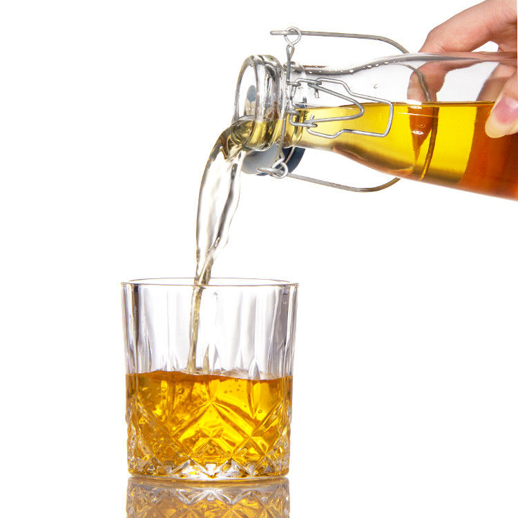 chai kính rỗng 250ml 500ml 750ml với dễ dàng swing Snap Cap cho đồ uống nước trái cây bia vodka whiskey