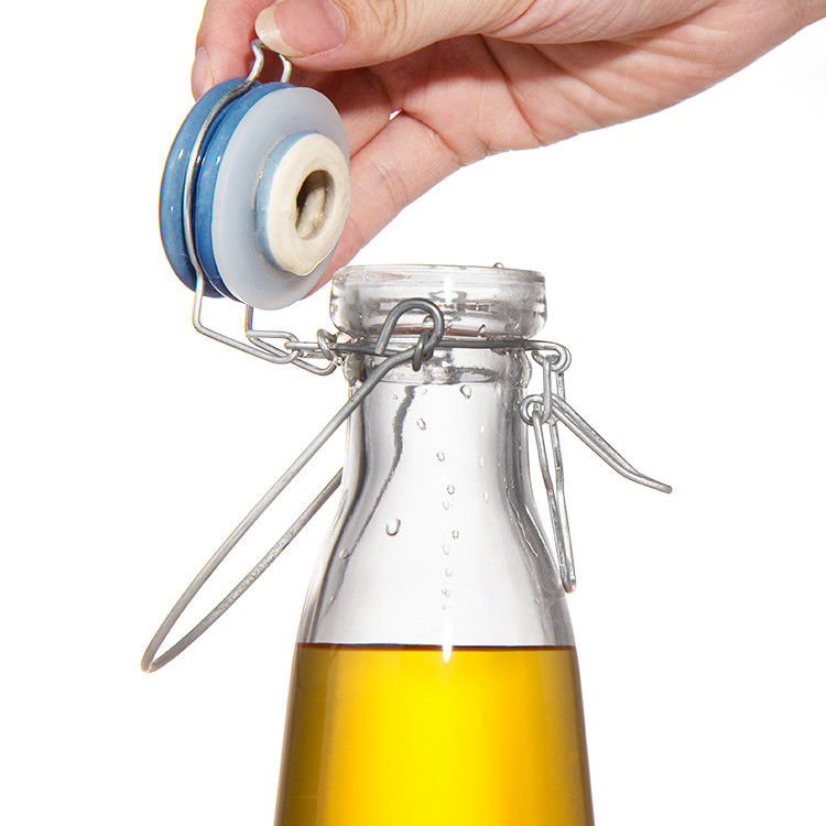 chai kính rỗng 250ml 500ml 750ml với dễ dàng swing Snap Cap cho đồ uống nước trái cây bia vodka whiskey