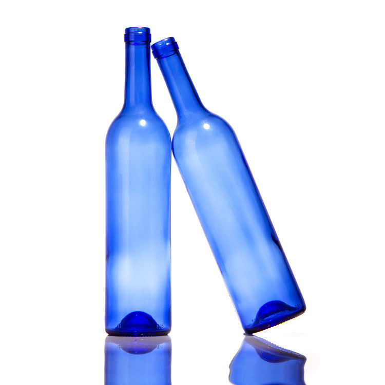 Ô liu màu xanh lá cây Amber trống 750ml bia khô rượu vang đỏ rượu vang chai thủy tinh với nắp