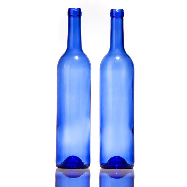 Ô liu màu xanh lá cây Amber trống 750ml bia khô rượu vang đỏ rượu vang chai thủy tinh với nắp
