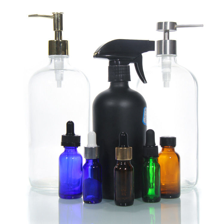 30ml 120ml Glass Pump Lotion Spray Cream Roller Dropper Serum Bottle Container Cho Bao bì mỹ phẩm