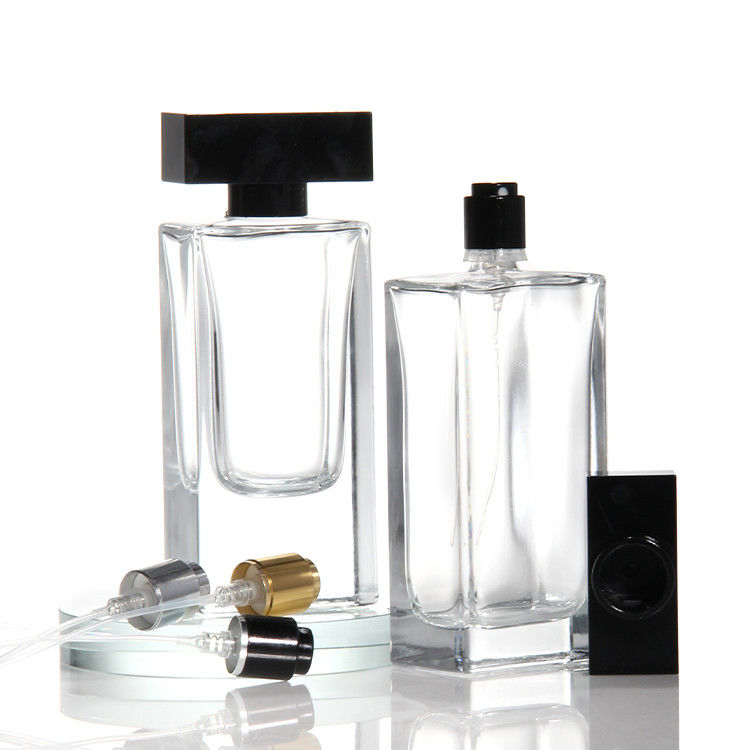 Nhập xưởng 30ml 50ml 75ml 100ml trống Luxury Flat Square Spray Fragrance Parfum Flask