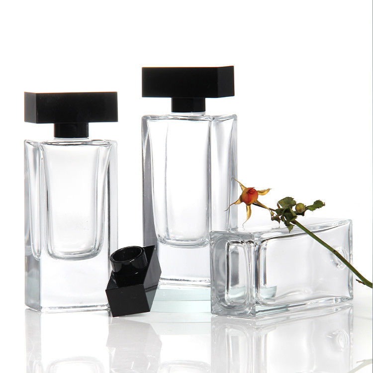 Nhập xưởng 30ml 50ml 75ml 100ml trống Luxury Flat Square Spray Fragrance Parfum Flask