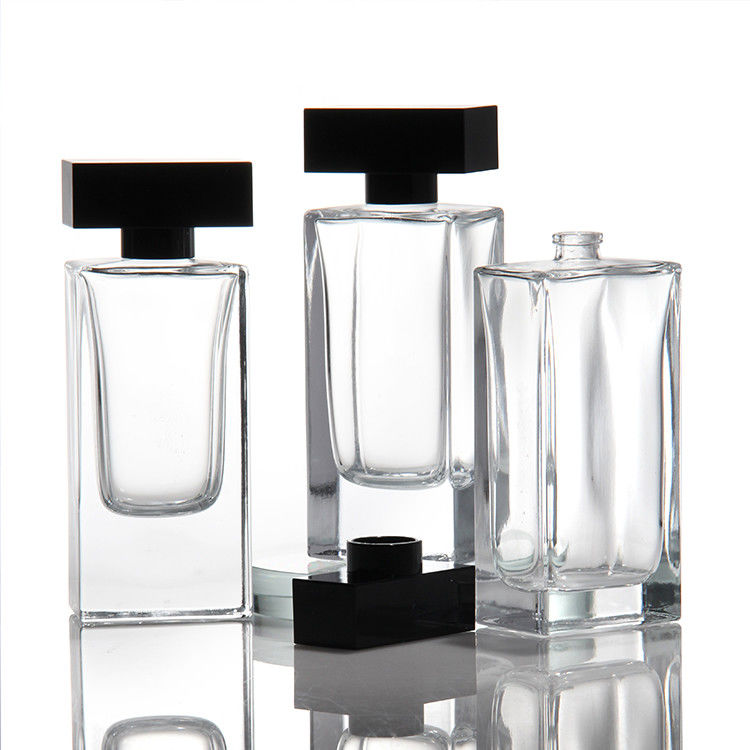 Nhập xưởng 30ml 50ml 75ml 100ml trống Luxury Flat Square Spray Fragrance Parfum Flask