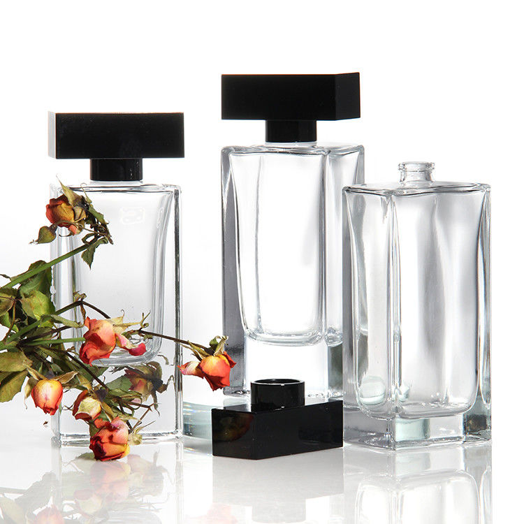 Nhập xưởng 30ml 50ml 75ml 100ml trống Luxury Flat Square Spray Fragrance Parfum Flask