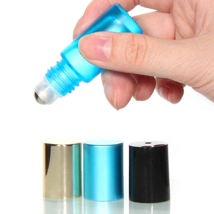 Custom 5Ml 10Ml 15Ml Glass Perfume Roll On Bottle Với Quả Quả Vòng Thép Không gỉ
