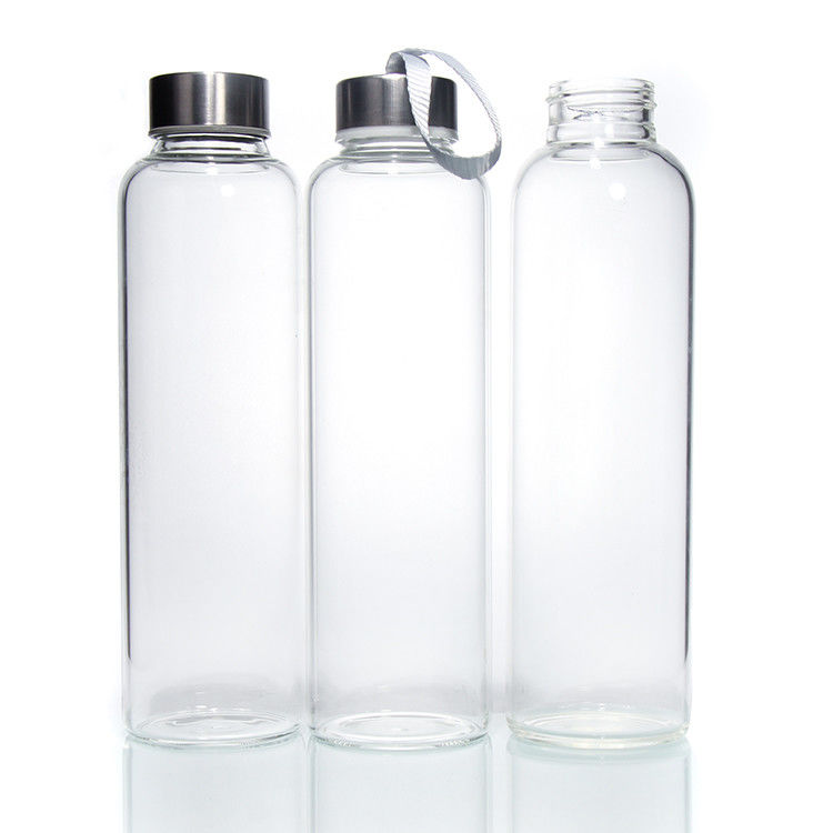 Logo tùy chỉnh chai nước thủy tinh Borosilicate cao Tumbler BPA miễn phí chai nước uống
