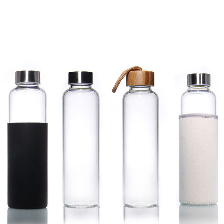 chai thủy tinh 420ml 600ml borosilicate thủy tinh nước thể thao uống chai