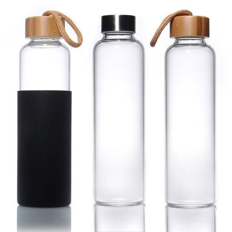 chai thủy tinh 420ml 600ml borosilicate thủy tinh nước thể thao uống chai