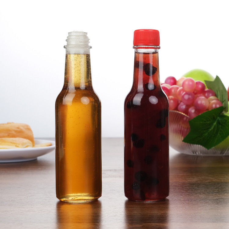 Nhà máy bán buôn 5 oz 8 oz Woozy chai ketchup nước sốt ớt chai thủy tinh với nắp PP