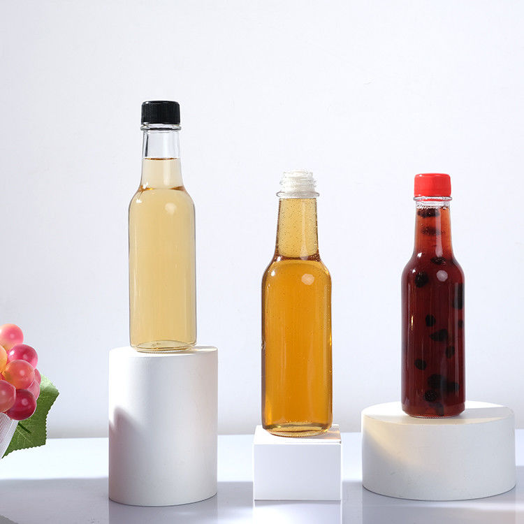 20ml chai thủy tinh cao đá đá màu thực phẩm nước sốt chai thủy tinh với nắp