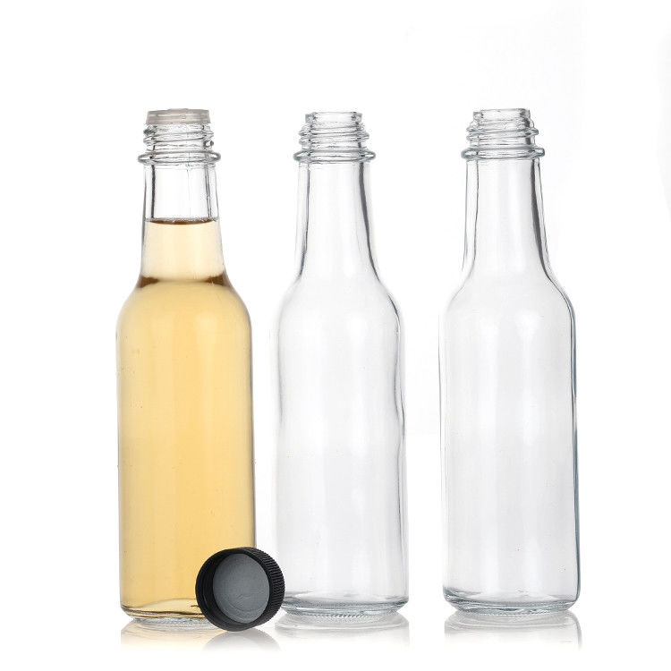 20ml chai thủy tinh cao đá đá màu thực phẩm nước sốt chai thủy tinh với nắp