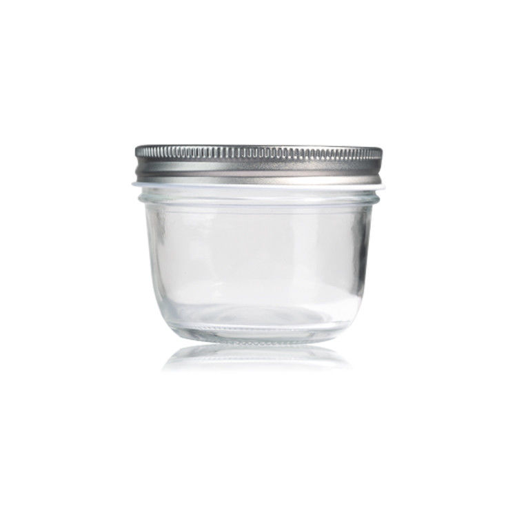 Chất lượng cao chất lượng thực phẩm Mason mật ong chai 2oz 8oz Glass Storage Jar với nắp