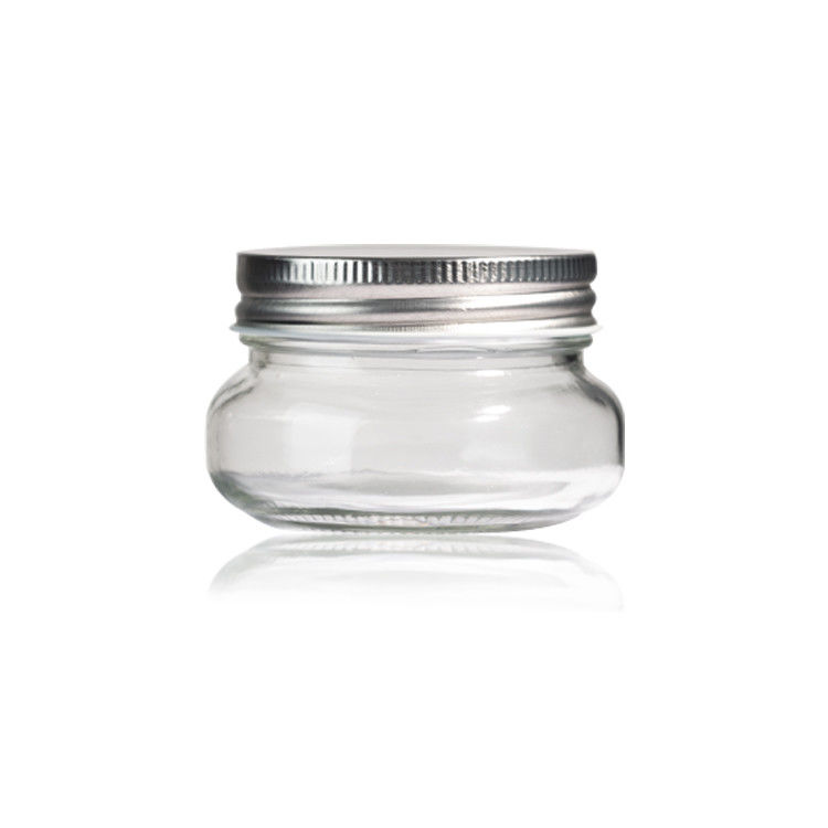 Chất lượng cao chất lượng thực phẩm Mason mật ong chai 2oz 8oz Glass Storage Jar với nắp